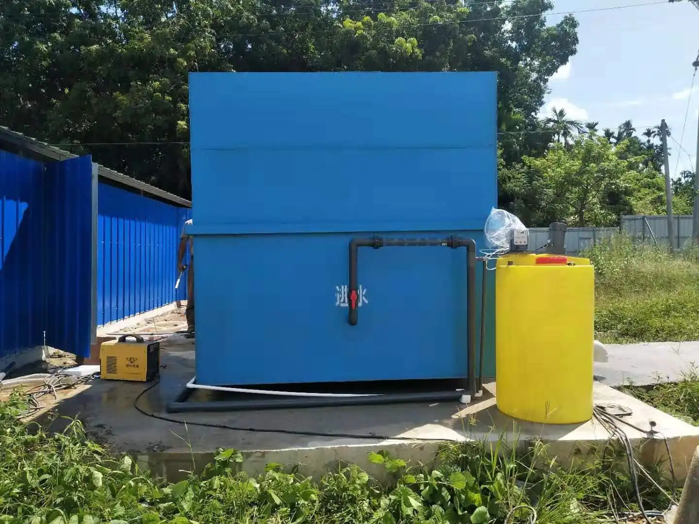 成品污水处理设备现场